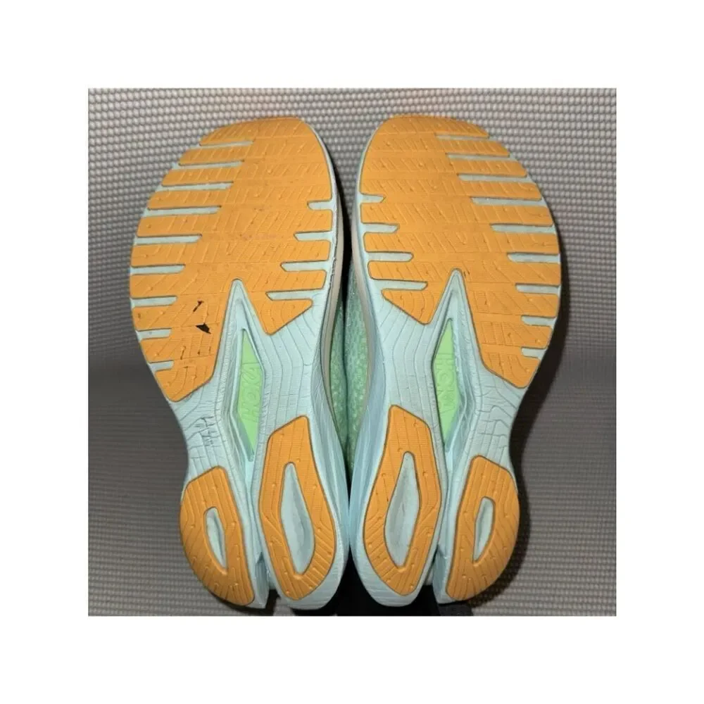 Hoka One One Mach X Green Athletic Trainer Running Shoe Women’s Size 8.5B